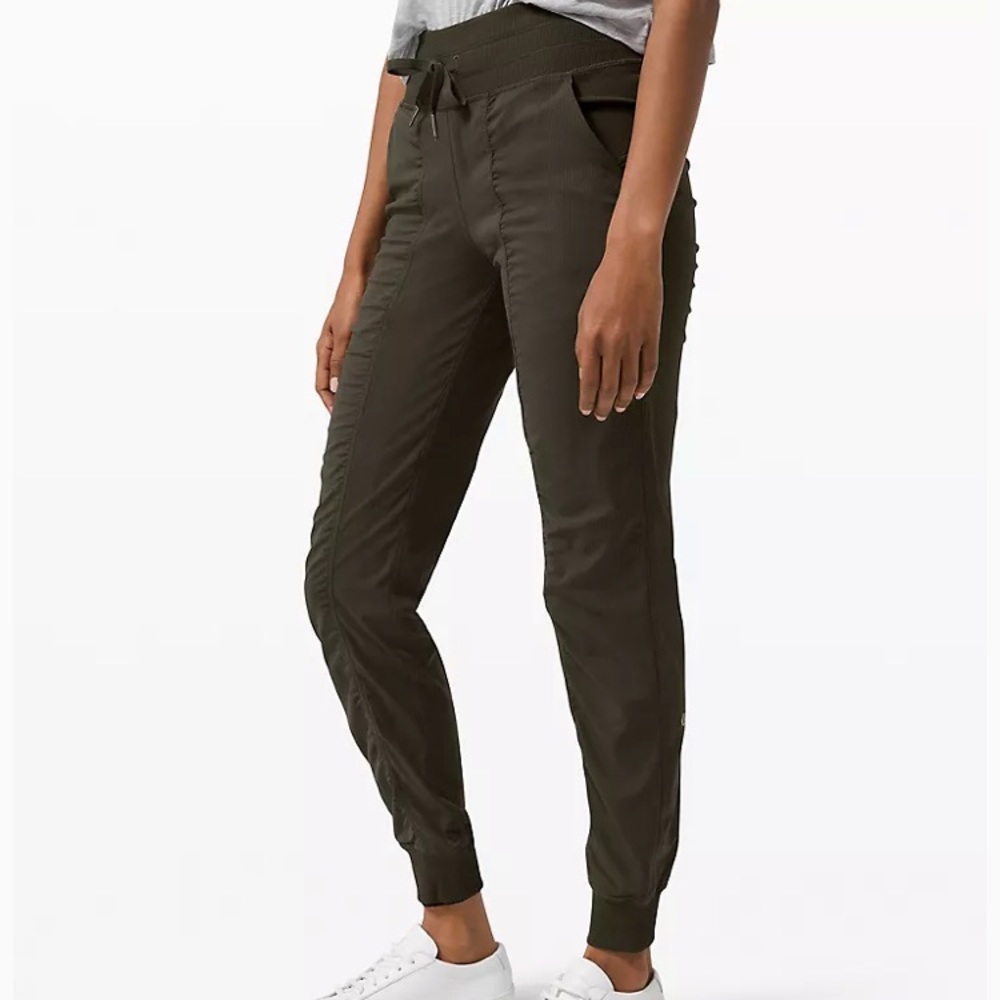 lululemon dance studio jogger. Olive green